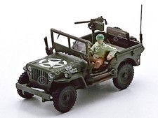 1941 Jeep Willys 1-4 Ton Army Militar Truck "Abierto, Armado y con Soldado" Verd