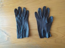 Anciens gants en cuir marron pour femme - Taille 7 1/2