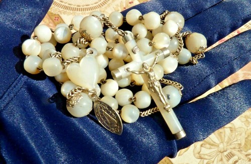 Ancien grand chapelet perles - ancien,