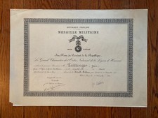 FRANCE DIPLOME BREVET DE LA