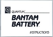 Manuel D'Instructions Pour Le Flash De Caméra Quantum Bantam