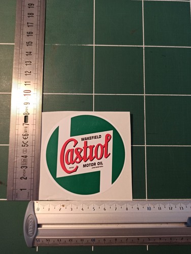 Autocollant sticker castrol - autocollant,
