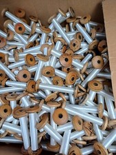 15 Bobine en Bois ancienne Broderie Tissage