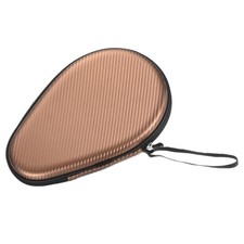 Table Tennis Raquette Boîte Couverture Conteneur Sac Gourde pour Sports Marron