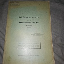 Rare Notice Mitrailleuse