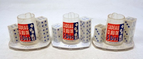 Lot jeux dés à jouer - de,