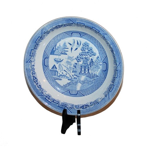 Plat rond faïence de - en,