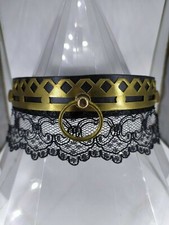 Collier ras de cou en cuir