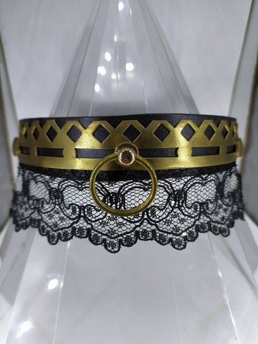 Collier ras cou cuir - de,