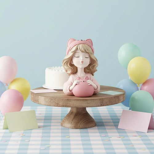 Tirelire fille mignonne mignon - tirelire,
