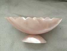 Ancien BAGUIER VIDE POCHE NACRE coquillage 