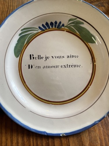 Assiette faïence saint - faïence,