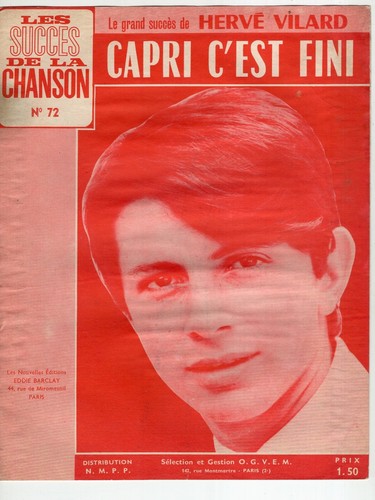 Hervé vilard partition capri - vilard,