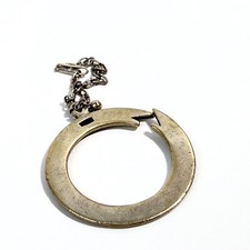 Porte Clé pour Ceinture en Argent Massif Poinçon Crabe Bijou Jewel Mode