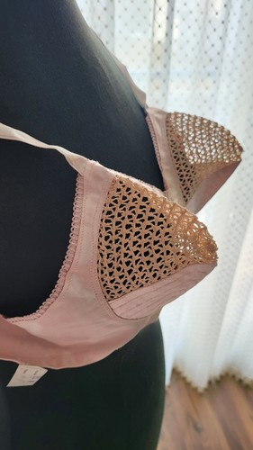 Ancien soutien gorge satin - ancien,
