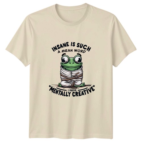 Shirt grenouille fou est - t-shirt,