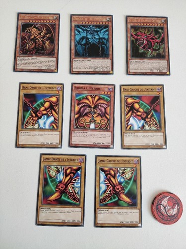 Lot des 5 - yu-gi-oh!,