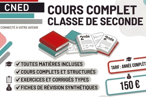 Cours seconde cned - cours,
