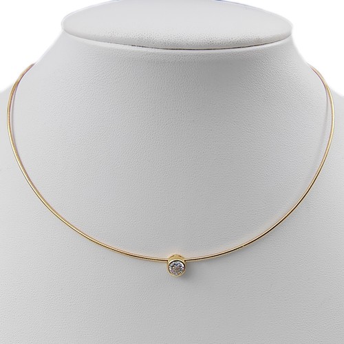 Collier girocollo semi rigide - collier,