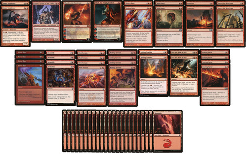 Red land destruction deck - destruction, 60