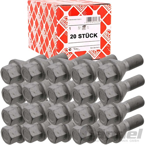 20x febi vis - vis, acier