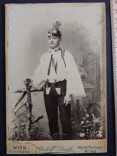 Cabinet portrait 1890 homme - portrait, 1890's