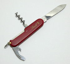 COUTEAU SUISSE PUBLICITAIRE LINDT OFFICIER SUISSE VICTORINOX STAINLESS ROSTFREII
