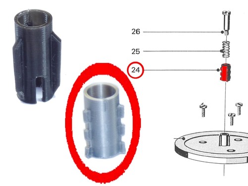 Trident maintien bobine - trident,