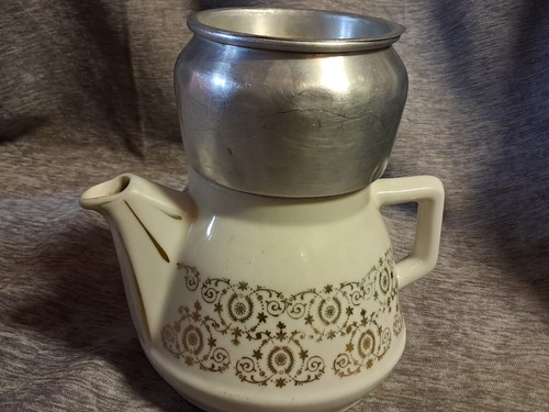 Cafetière vintage faïence - cafetière,