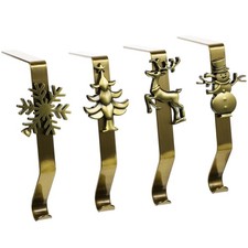 4pcs de bas de Noël crochets