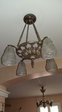 Lustre Art Déco Degué