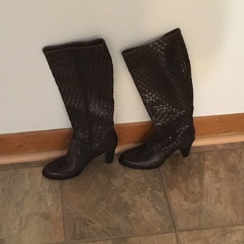 Women boots brown leather - women?s,