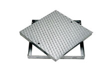 Plaque D'Égout Autocarrable En Acier Zingué UNI EN 10025 Tôlerie Rayée 30/10