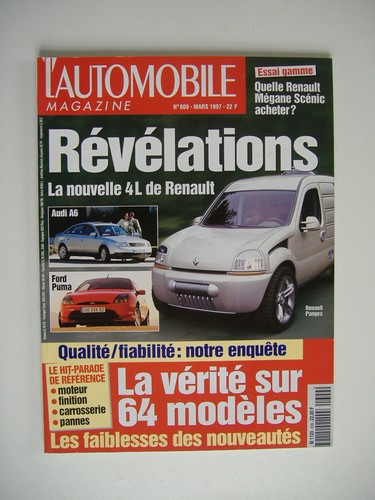 Automobile magazine 609 - l'automobile,