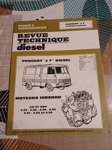 Revue technique peugeot - revue, j7
