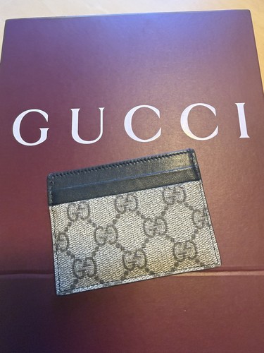 Porte cartes gucci denim - porte-cartes,