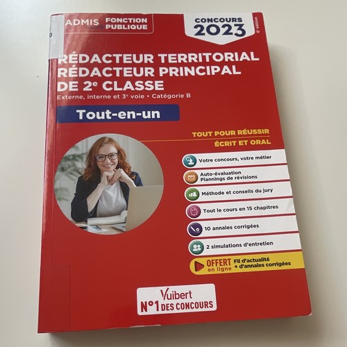 Vuibert rédacteur territorial - vuibert,