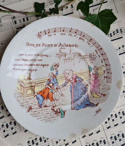 Ancienne petite assiette - petite,