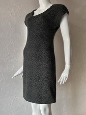 Robe Grise À Imprimé Animal