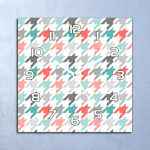 Horloge murale design verre - horloge,