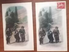 2 cartes postales Ariège 09 : les 3 princes Colibri