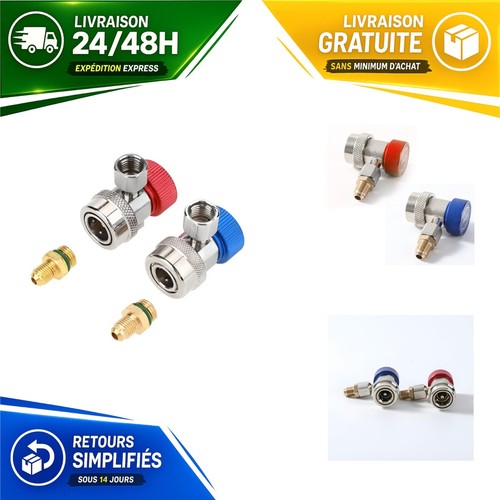 Raccords rapides r134a - r134a, clim