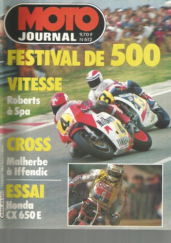Moto journal 612 honda - moto, 650