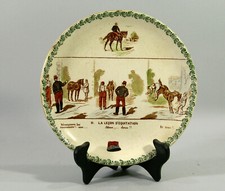   ASSIETTE ANCIENNE HB et Cie