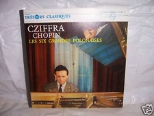 VERY RARE LP / 33T CZIFFRA  CHOPIN  "LES SIX GRANDES POLONAISES" 200g PHILIPS