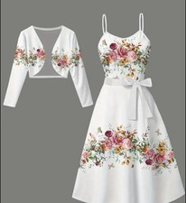 Robe Et Gilet Ensemble 