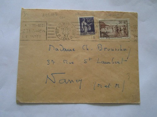 Lettre paris rue - lettre, de
