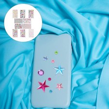  Autocollants adhésifs en acrylique pour pierres précieuses, 10 feuilles,