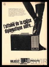 PUB / PUBLICITE / AD  PHILIPS  -  LE VALIDISC - Années 60 Vintage