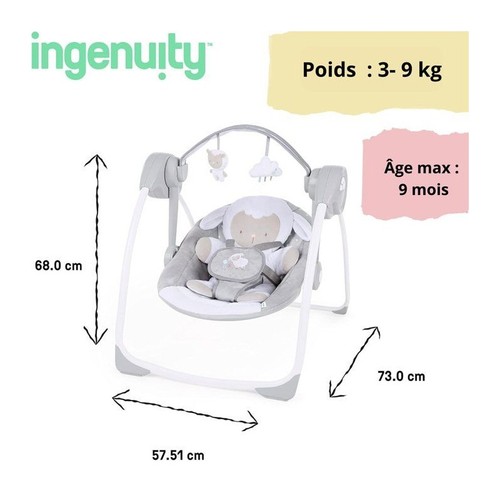 Ingenuity transat pour bébé - ingenuity,